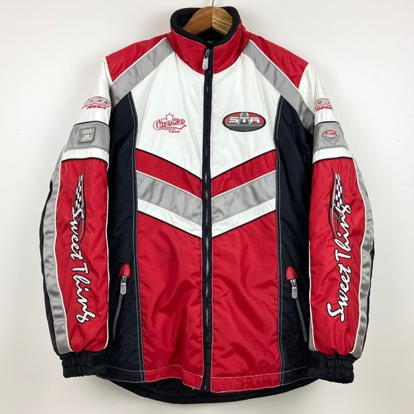 Choko Designs Women’s STR Sweet Thing Snowmobile Jacket Red Black Size Small - Picture 1 of 12